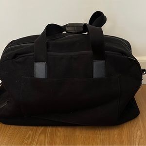AWAY WEEKENDER DUFFLE BLACK CANVAS W/STRAP